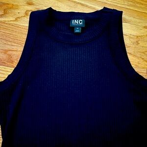 INC International concept. Reid black tank top.
